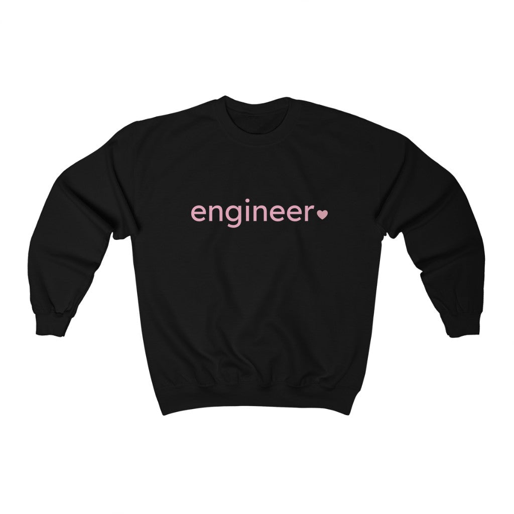 Engineer with Heart Unisex Heavy Blend Crewneck Sweatshirt