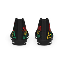 Load image into Gallery viewer, Brilliant Black Builders Robotics Club Supporting Black Youth in STEM - Men&#39;s High Top Sneakers
