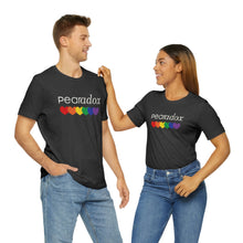 Load image into Gallery viewer, Pearadox Pride with Hearts Bella Canvas Unisex Jersey Short Sleeve Tee
