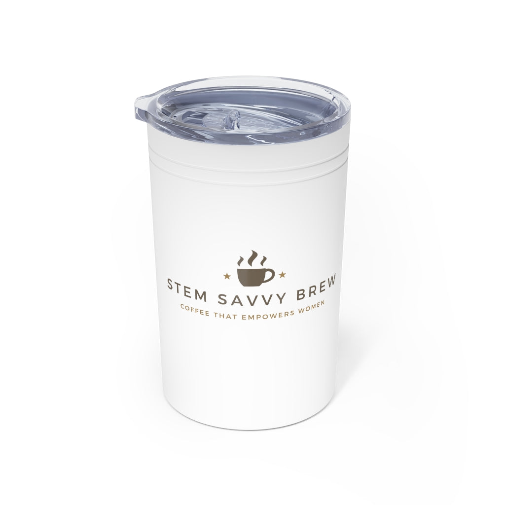 STEM Savvy Brew Coffee Vacuum Tumbler & Insulator, 11oz. Travel Mug