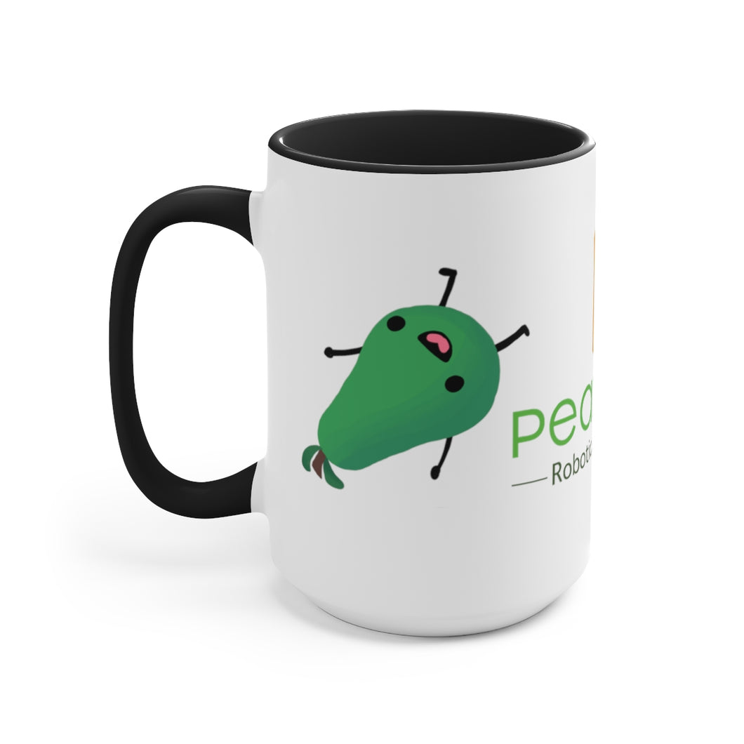 Pearadox Peary Two-Tone Coffee Mugs, 15oz