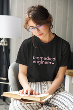 Load image into Gallery viewer, Biomedical Engineer with Heart Bella+Canvas Unisex Tee - Women in STEM - Female Engineer Gift
